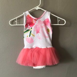 WrareDoll Floral Escape Floral Tutu Tank 12-18 NEW